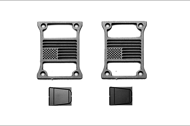 GPM Rücklichtabdeckung schwarz (Typ C) Axial SCX10-3