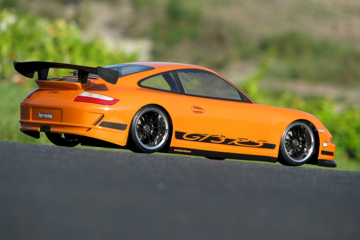 HPI Porsche 911 GT3 RS Karosserie klar 255WB (200mm) 17541