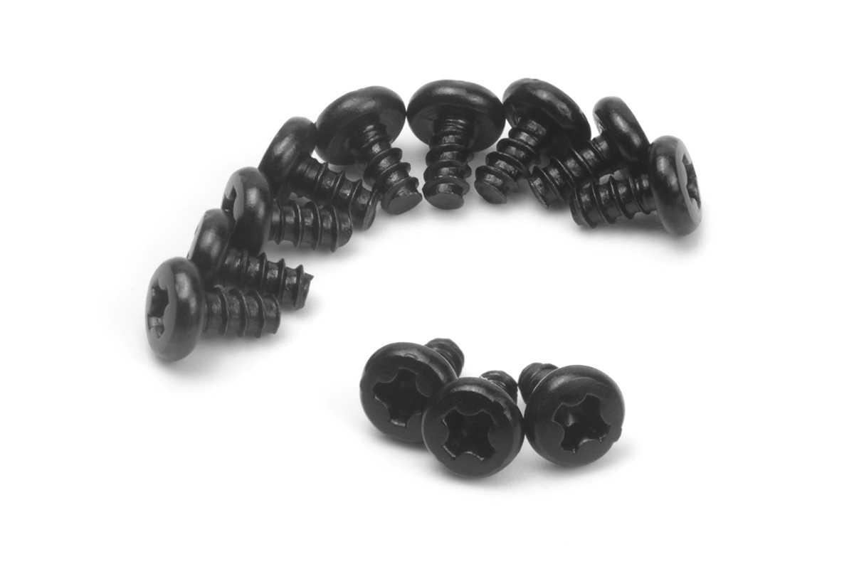 BLACKZON Flachkopf Schneidschrauben PBH0 2x4mm 540354 - Abbildung 1