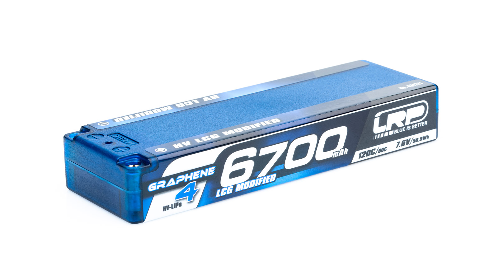 LRP HV LCG Modified GRAPHENE-4 6700mAh Hardcase Akku 7.6V LiPo 120C / 60C