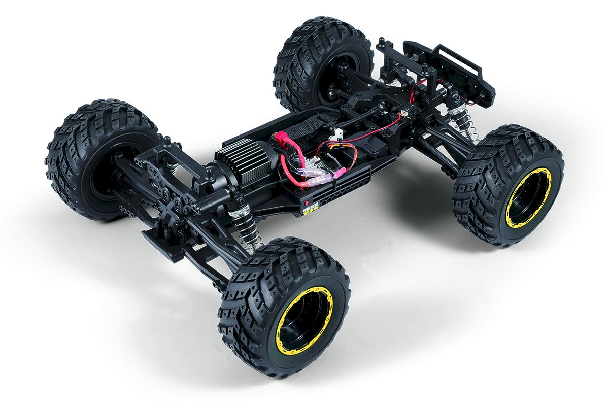 BLACKZON Smyter MT 1/12 4WD Elektro Monster Truck Gelb 540225 - Abbildung 4