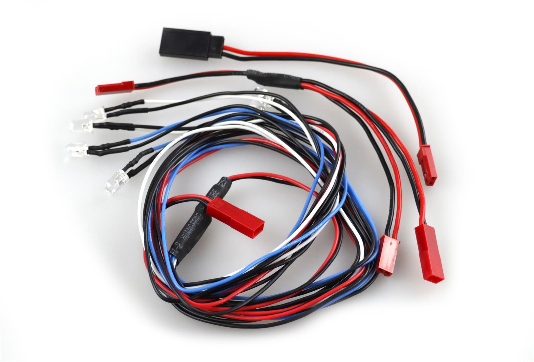 Amewi LED Licht System 5mm, 2x rot 2x weiß, 2x blau, 3,4V-8,4V 28961