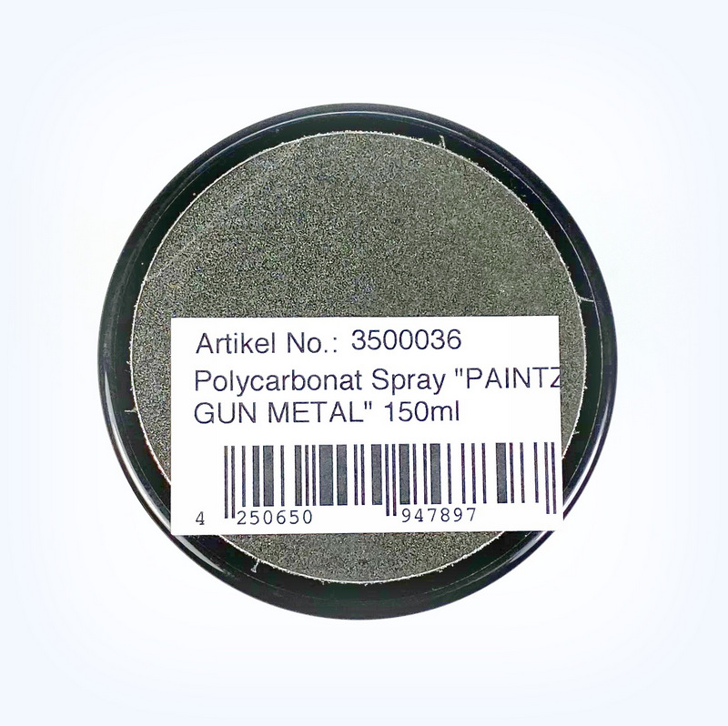 Absima Polycarbonat Spray "PAINTZ GUN METAL" 150ml 3500036