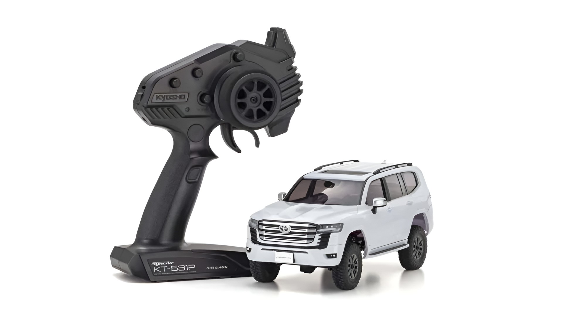 Kyosho Mini-Z 4X4 MX-01 Toyota Land Cruiser 300 Pearl White (KT531P) 32533PW