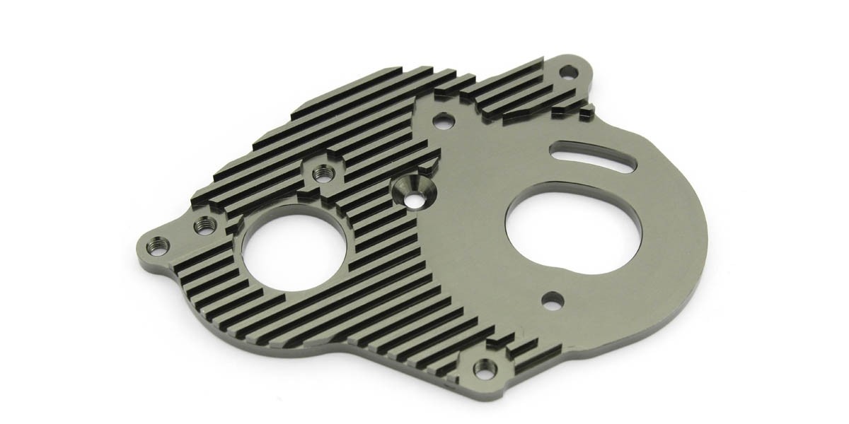 Kyosho MOTORPLATTE GRAU FUER CNC ULTIMA - GUN METAL UTW001