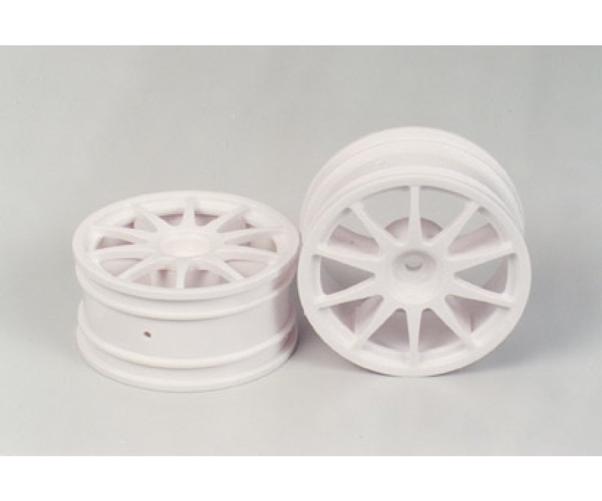 Tamiya 50732 1:10 Felgen (2) 10-Speichen weiß 26mm 300050732