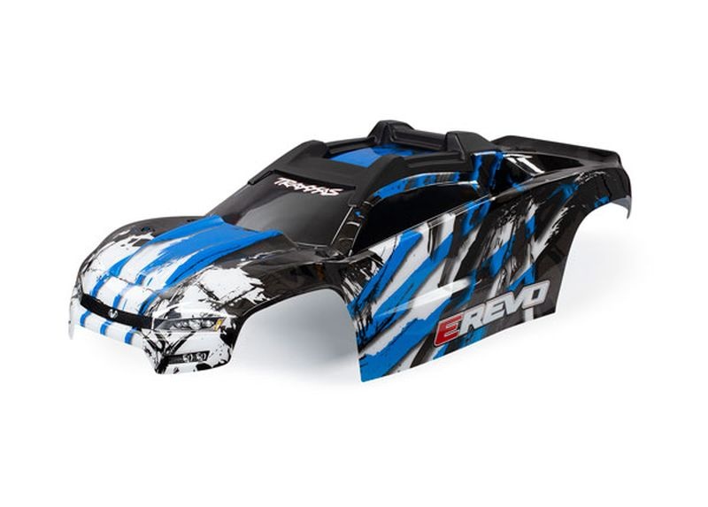 Traxxas Karo E-Revo blau mit Aufkleber 8611X