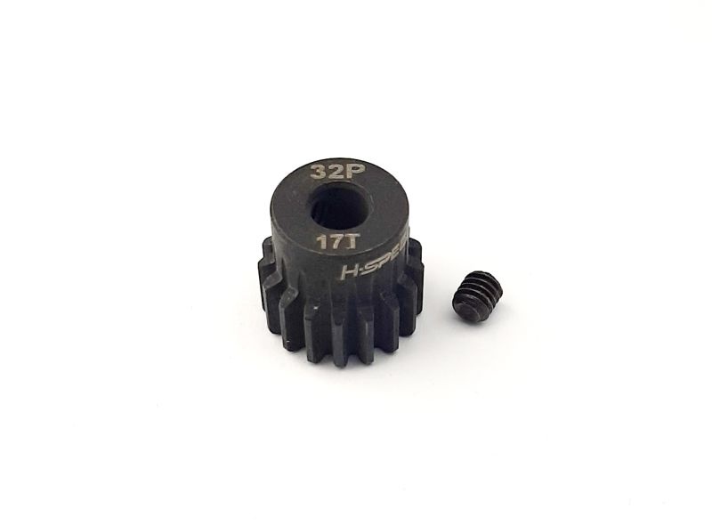 H-SPEED Ritzel 17 Zähne 32dp, 5mm Stahl (M0.8) HSPX217 - Abbildung 1