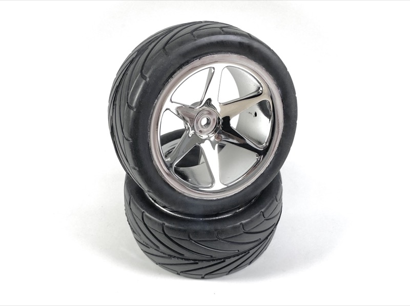 Absima Buggy Räderset 6 Speichen/Street vorne chrome 1:10 (2 St.) 2500020