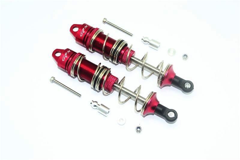 GPM Alu Dämpfer 115mm vorn m. Doppelfedern rot ARRMA Kraton, Typhon (h),Senton (h),Outcast,Notor.,FT 6s MAK115FARSBEBK