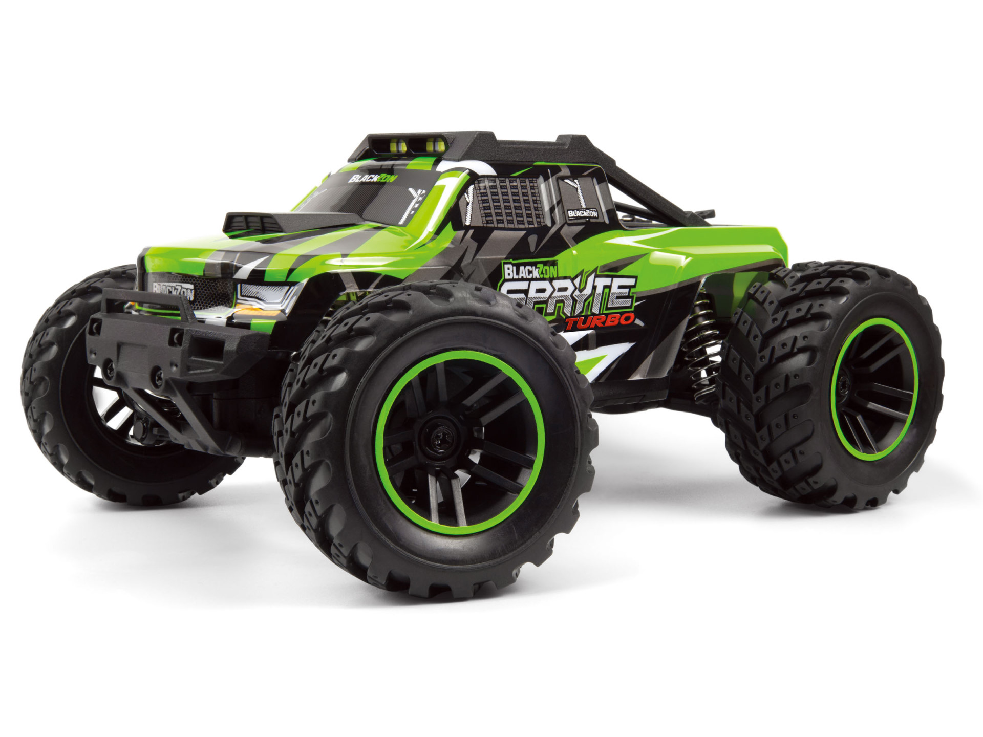 BLACKZON Spryte MT Turbo 1/20 4WD Brushless Monster Truck Grün 540289 - Abbildung 1