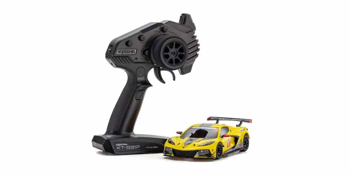 Kyosho Mini-Z MR04 RWD Corvette C8-R Yellow (W-MM/KT531P) 32356Y - Abbildung 3