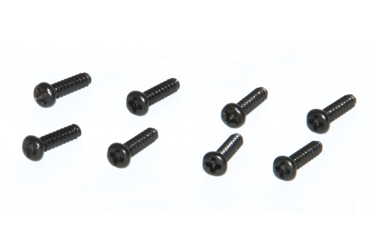 LRP M3x12mm Kreuzschlitz Rundkopf Schneidschraube (8Stk.) 133089