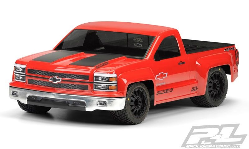 ProLine Chevy Silverado Pro-Touring Clear Body for PRO-2 SC, Slash, 3457-00