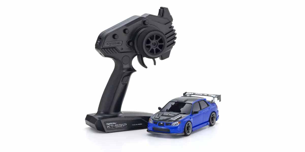 Kyosho Mini-Z AWD Subaru Impreza WRX Aero Kit Blue (MA020N-M/KT531P) 32653BL - Abbildung 3