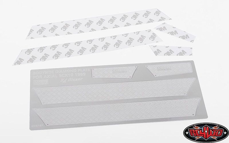 RC4WD VVV-C0641 Side Diamond Plates for Axial SCX10 II 1969 Chevrolet Blazer
