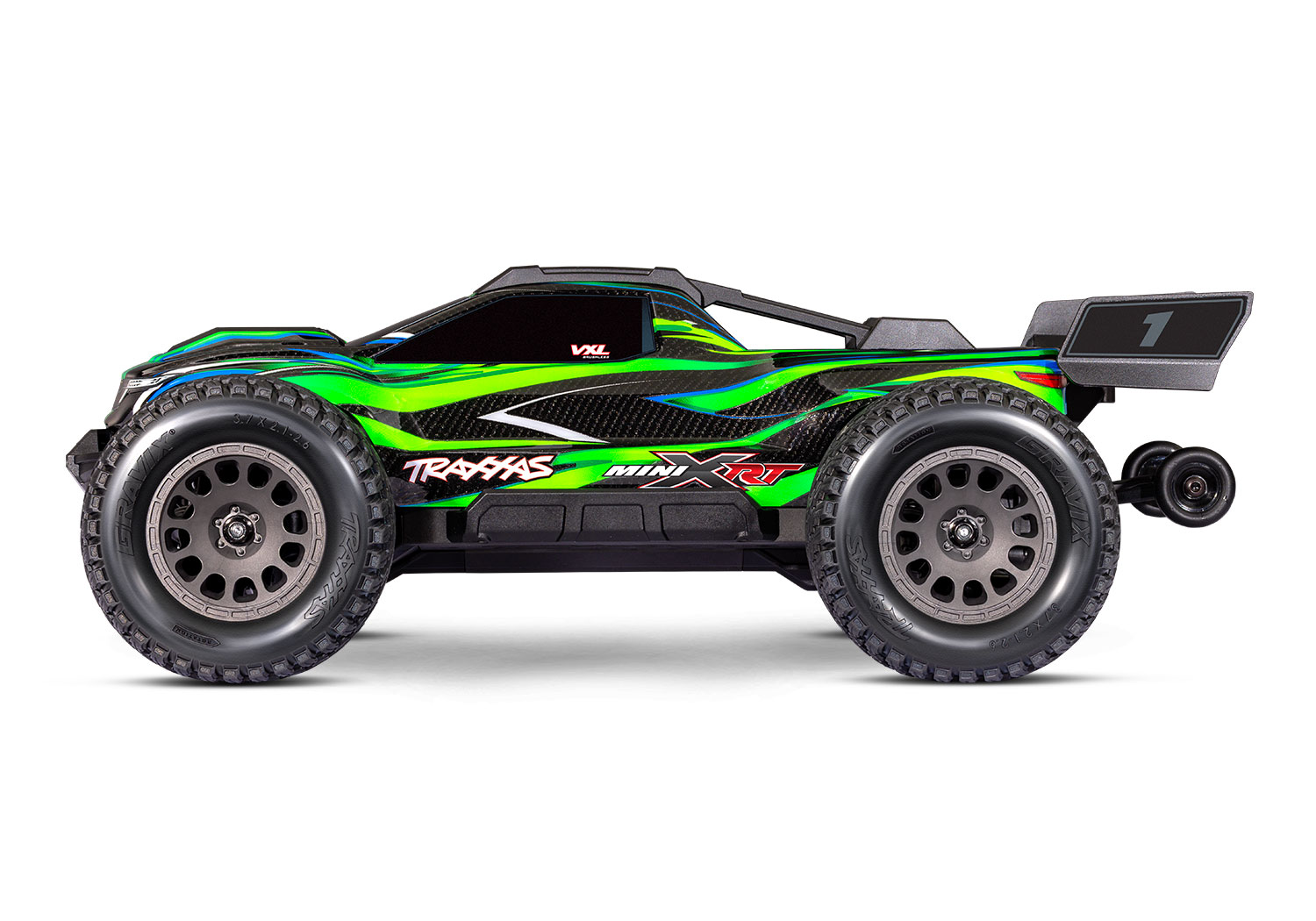 Traxxas MINI-XRT VXL-3S 4x4 1/16 Race Truck Grün mit 2S Akku/Lader 108076-1 - Abbildung 3