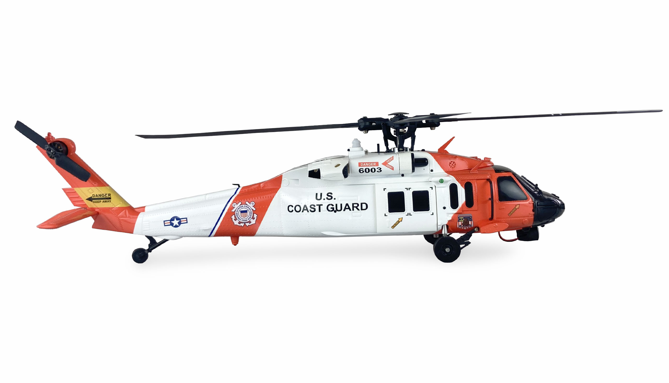 Amewi UH60 Black Hawk Coastguard Helikopter 6G/3D GPS RTF 25337