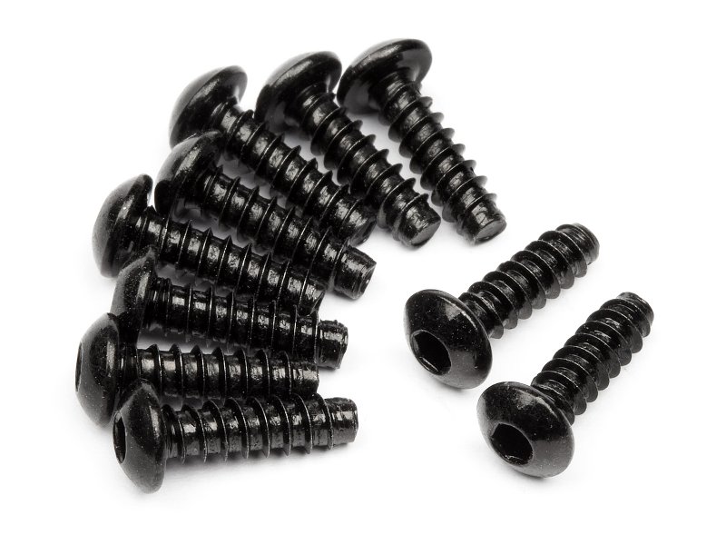 HPI Flachkopfschneidschraube Innensechskant M3x10mm (10St) 94354