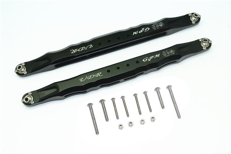 GPM Alu Lenkslenker eloxiert unten hinten schwarz Traxxas UDR