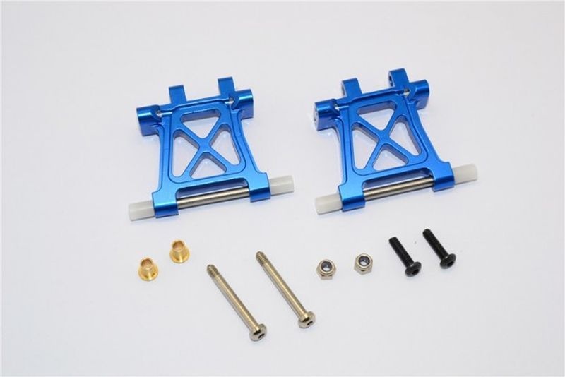 GPM Alu Querlenker unten hinten blau Tamiya TT02