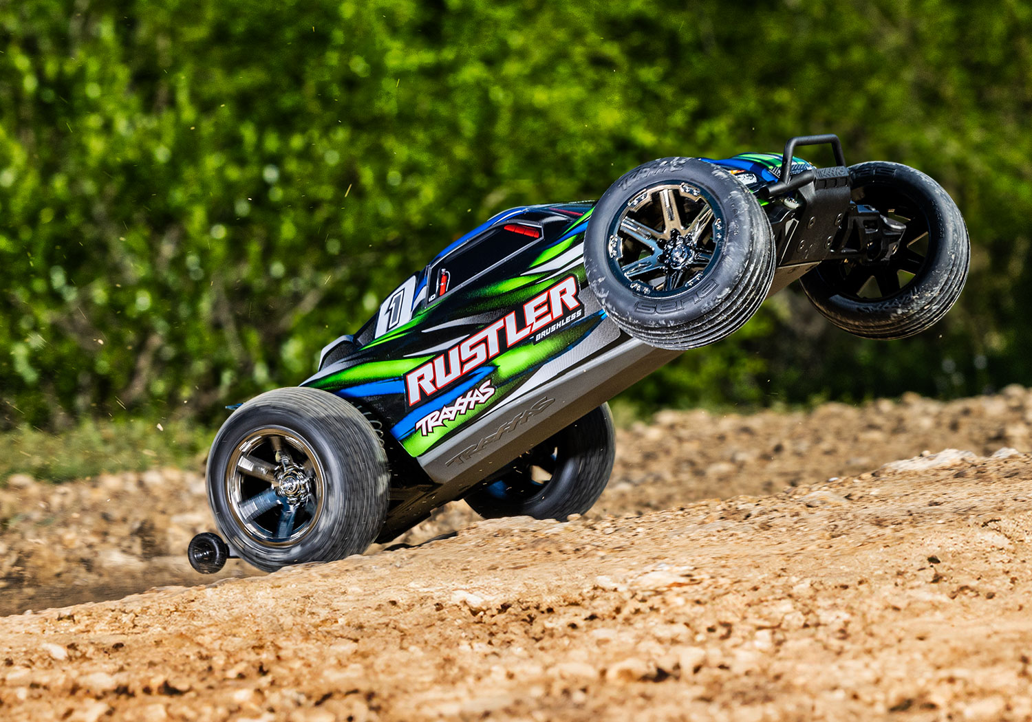 Traxxas Rustler Rot BL-2S 1/10 2WD Brushless Stadium Truck 37354-4 - Abbildung 13