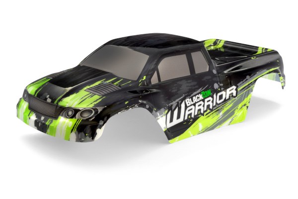 BLACKZON Warrior Bodyshell (Black/Green) 540076