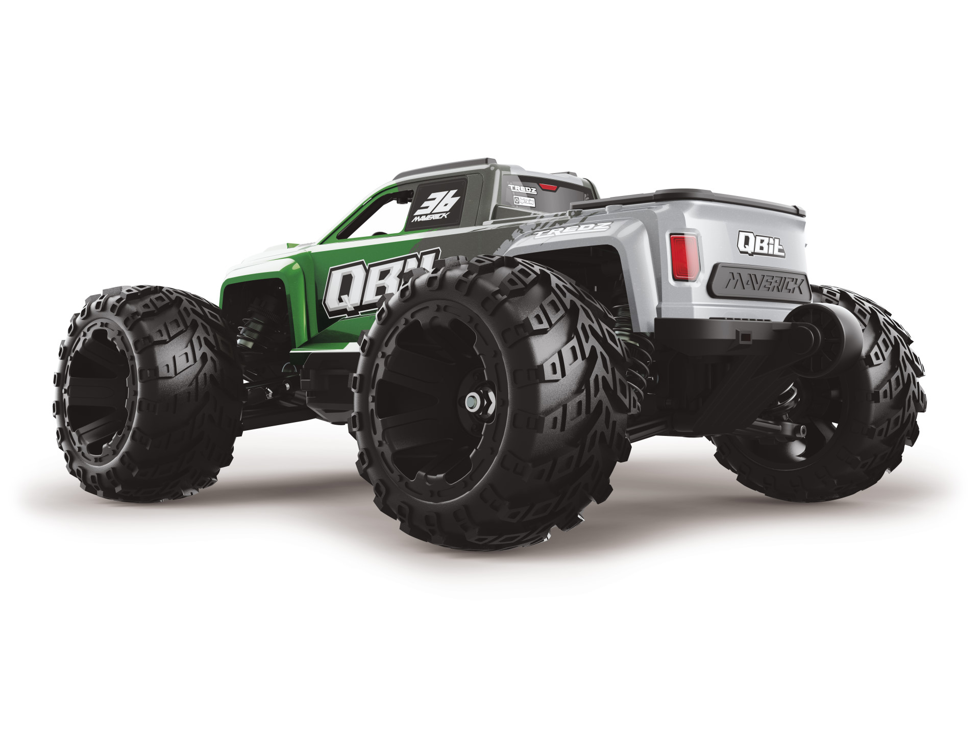 Maverick QBit MT Flux 1/16 4WD Brushless Monstertruck Grün 151006 - Abbildung 3