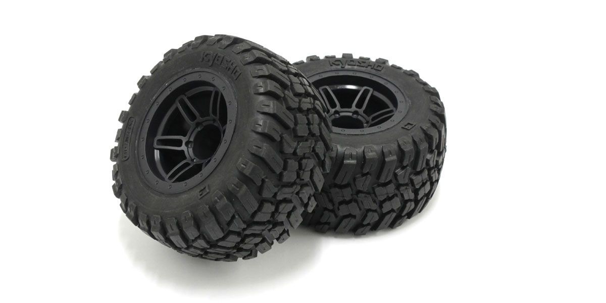 Kyosho REIFEN FELGE RAGE 2.0 (2) FATH501BK