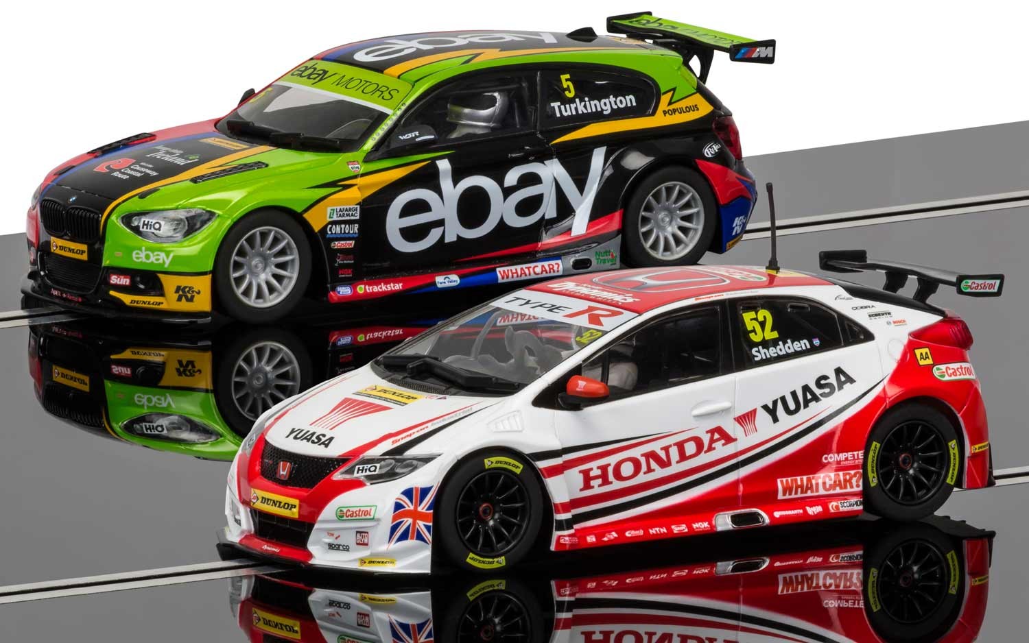 Scalextric 1:32 BTCC Champions 2014&2015 - BMW Z4 / Honda Civic C3694A - Abbildung 5