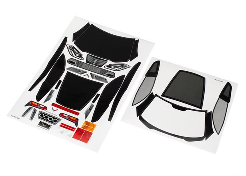 Traxxas 8387 Decal-Sheets Chevrolet Corvette Z06