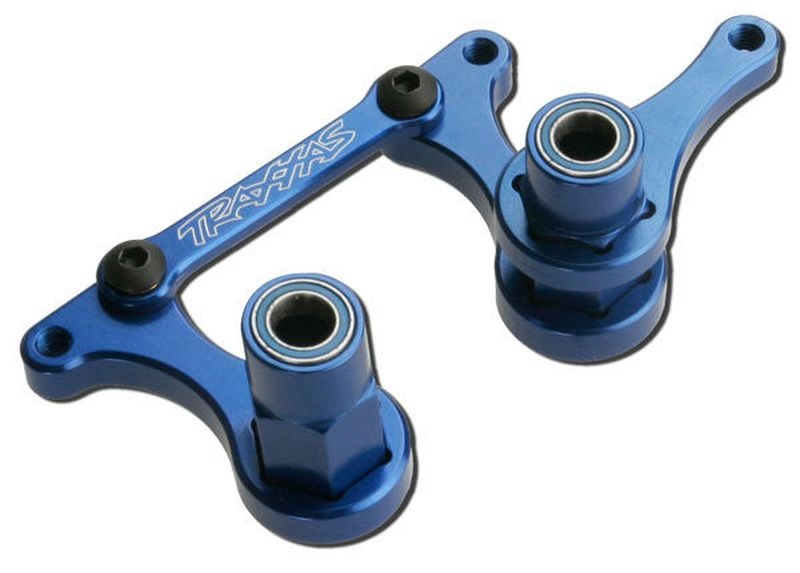 Traxxas Lenkungsteile Alu blau 3743A