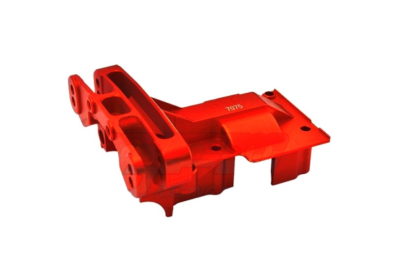 GPM Bulkhead 7075-T6 Aluminium hinten orange TRX XRT XRT013OR