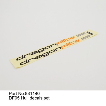 Joysway DF95 Hull decals set 881140