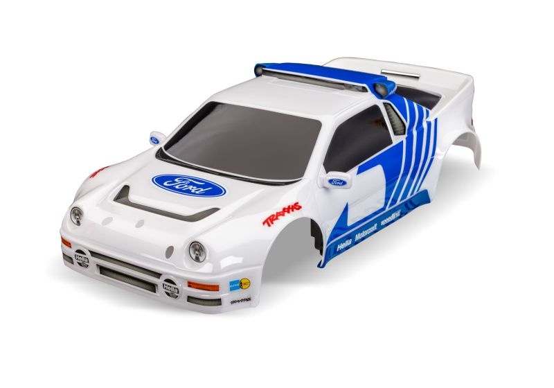 Traxxas Mini Rally VXL Ford RS200 Karo weiß 10812-WHT