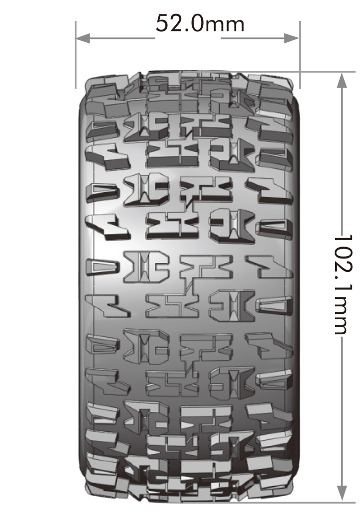 Louise Reifen m. Felgen ST-PIONEER Mini Maxx/ XRT (0 & 1/2 Offset sechskant) (2)
