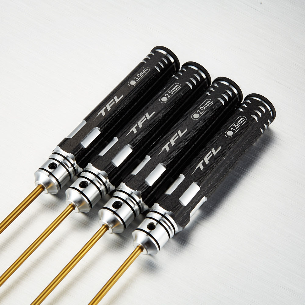 TT1604-06BK Innensechskantschlüssel Set Kugelkopf 1,5/2,0/2,5/3,0mm