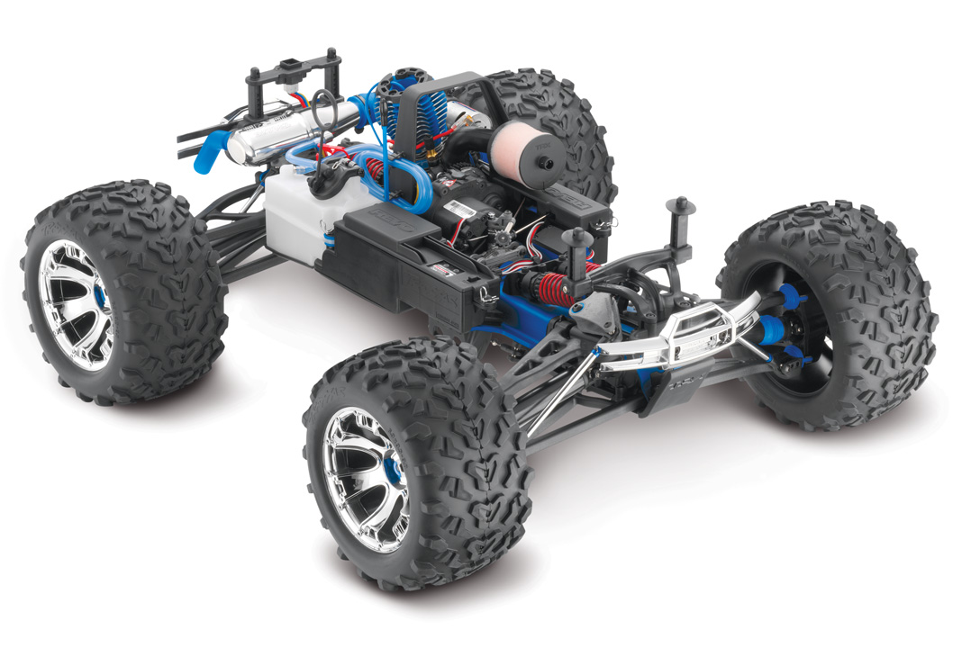 Traxxas Revo Blau RTR 3.3R TQ-Wireless +12V-Lader Verbrenner Monstertruck 53097-3 - Abbildung 6