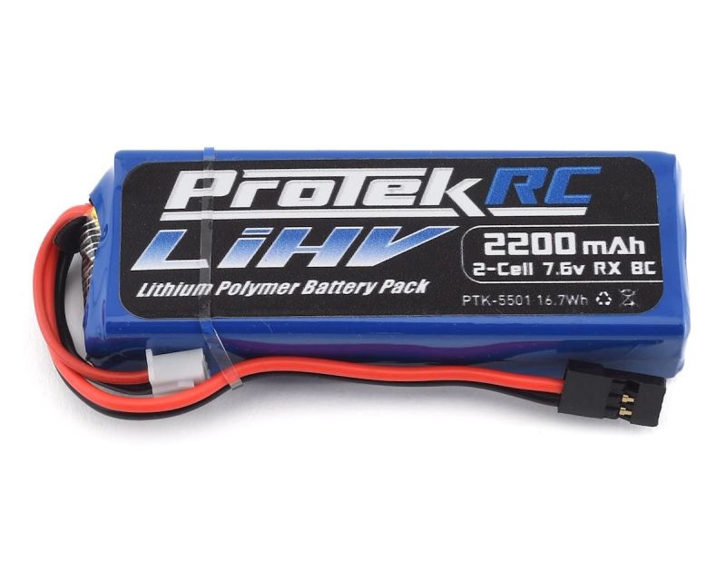 ProTek RC HV LiPo Empfänger Batterie Pack (Mugen/AE/8ight-X) (7.6V/2200mAh)