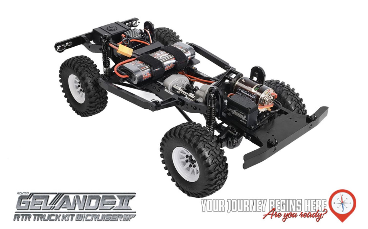 RC4WD Gelande II RTR mit Truck Cruiser Karosserie Z-RTR0047
