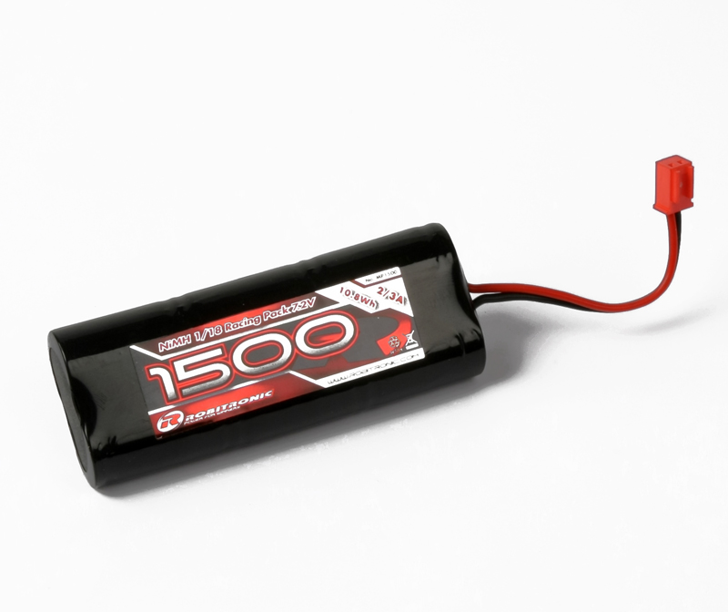 Akku Pack Robitronic 7,2V 1500mAh NiMH TamTech - Abbildung 1