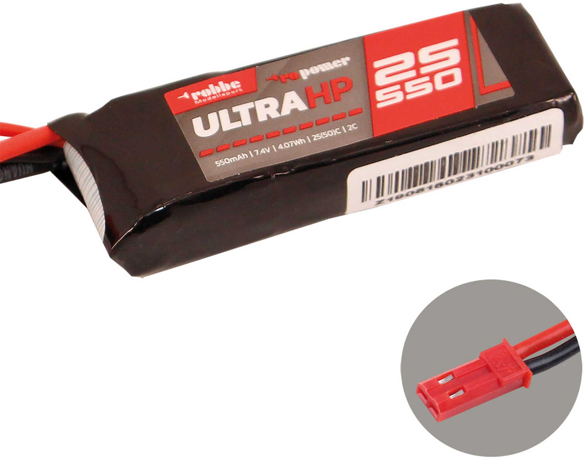 Robbe RO-POWER ULTRA HP 550MAH 7,4 VOLT 2S 25(50)C LIPO AKKU 7325