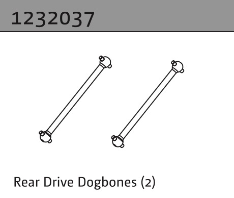 Absima Hintere Antriebsknochen (2) 1232037