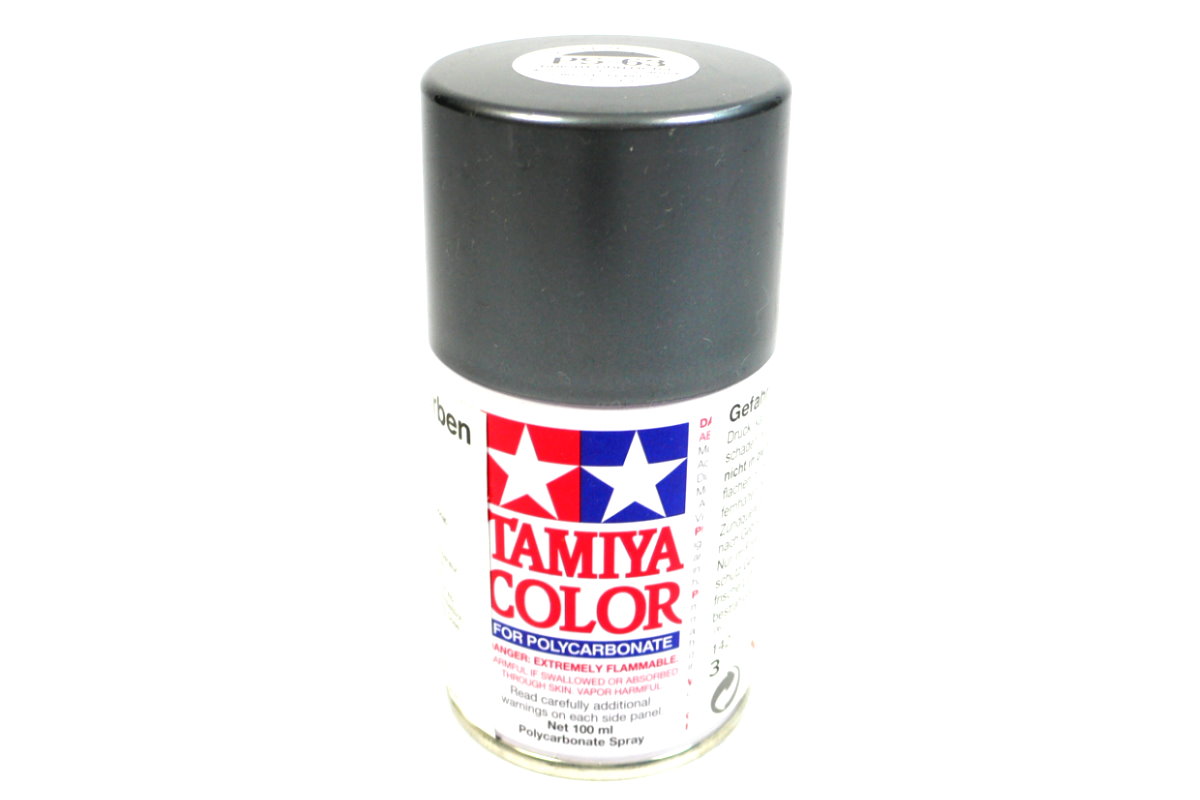 Tamiya Color Lexan Spray Farbe PS-63 Hell Gun Metall Grau PS63 Light Gun Metal Grey 100ml 300086063