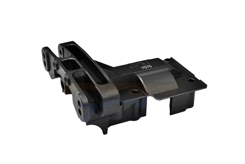 GPM Bulkhead 7075-T6 Aluminium hinten schwarz TRX XRT XRT013BK - Abbildung 1