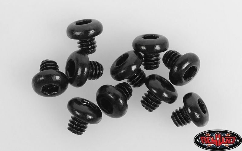 RC4WD Steel Button Head Cap Screws M2 x 2mm (10) Z-S1588