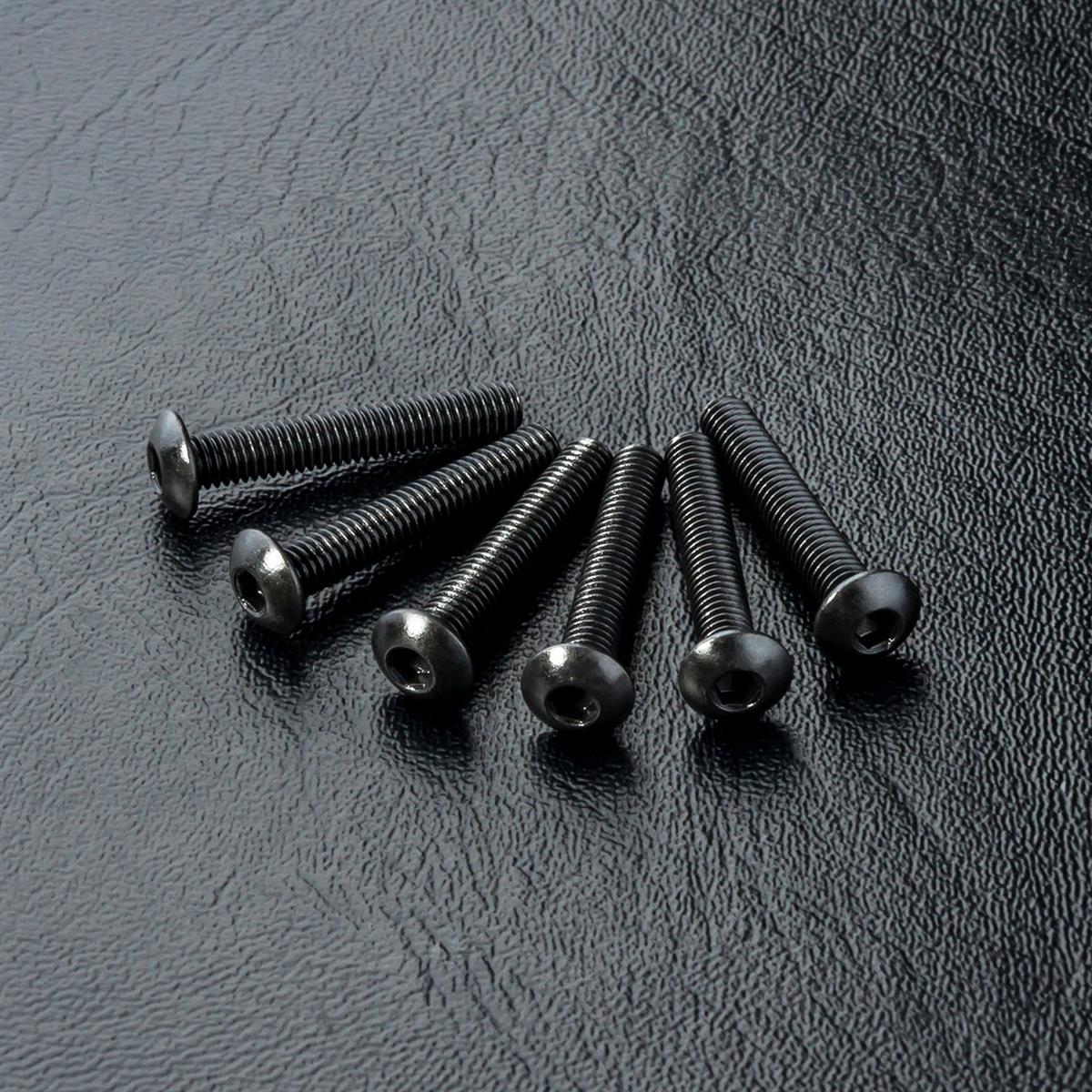 110087 Rundkopfschneidschraube Innensechskant M3x18mm (6 Stück)