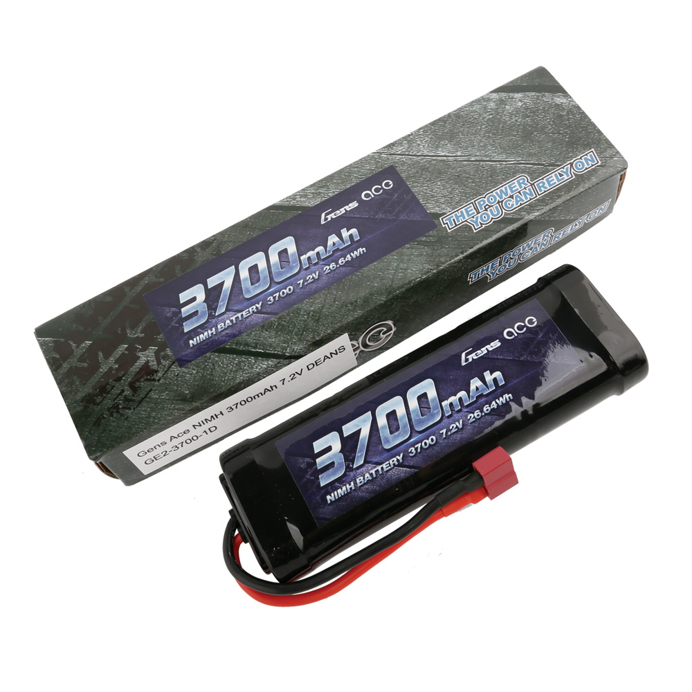 Gens ace Akku NiMh 7.2V-3700Mah (Deans) 135x48x25mm 365g GE2-3700-1D