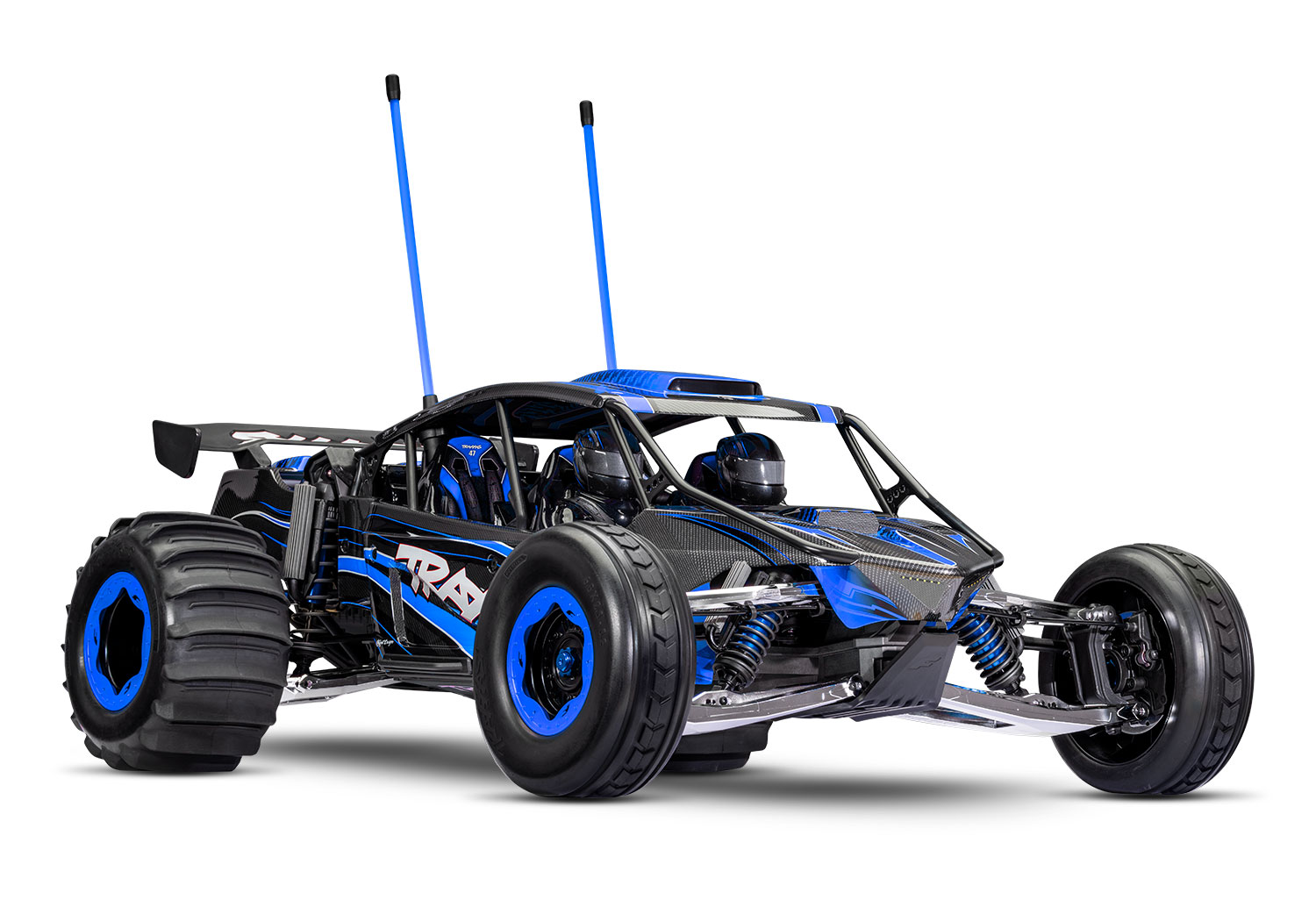 Traxxas FUNCO RWD 8S VXL 1/6 Sand Car Blau RTR Brushless o. Akku & Lader 109076-4 - Abbildung 1