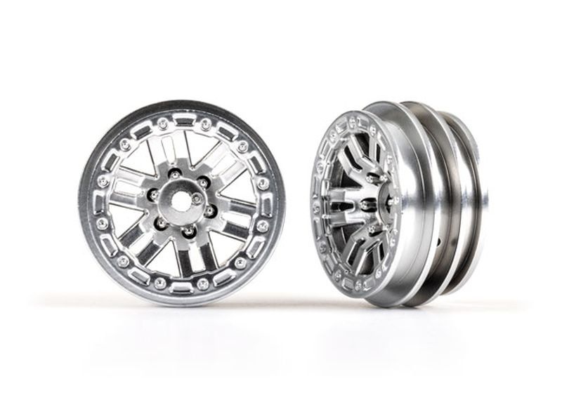 Traxxas Felgen 1.0 (satin chrome) (2) 9768-SATIN - Abbildung 1